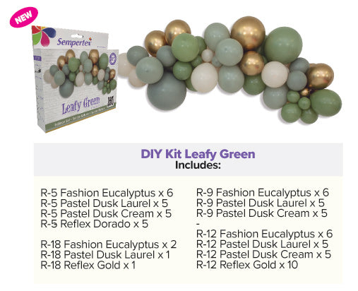DIY Balloon Kit - Leafy Green