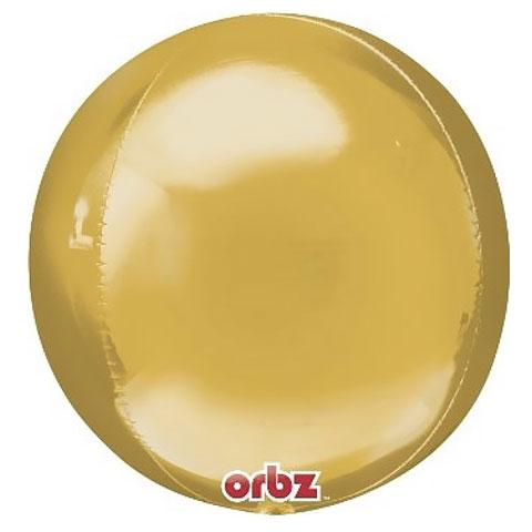 Orbz Gold Foil Balloon G20 Bulk 38 x 40 cm
