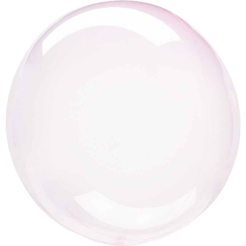 Clearz Crystal Light Pink Foil Balloon S40 bulk