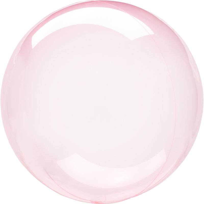 Clearz Crystal Dark Pink Foil Balloon S40 bulk