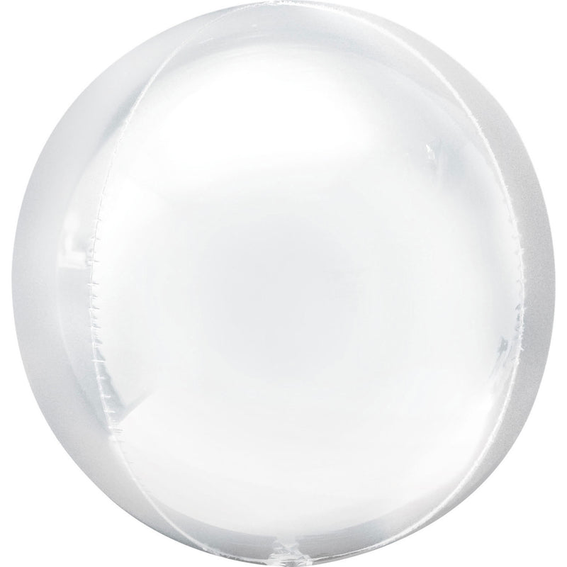 Orbz White Foil Balloon G20