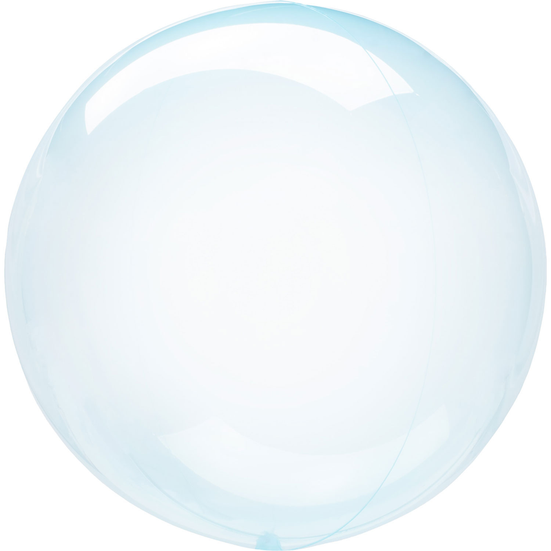 Clearz Crystal Blue Foil Balloon S40 bulk