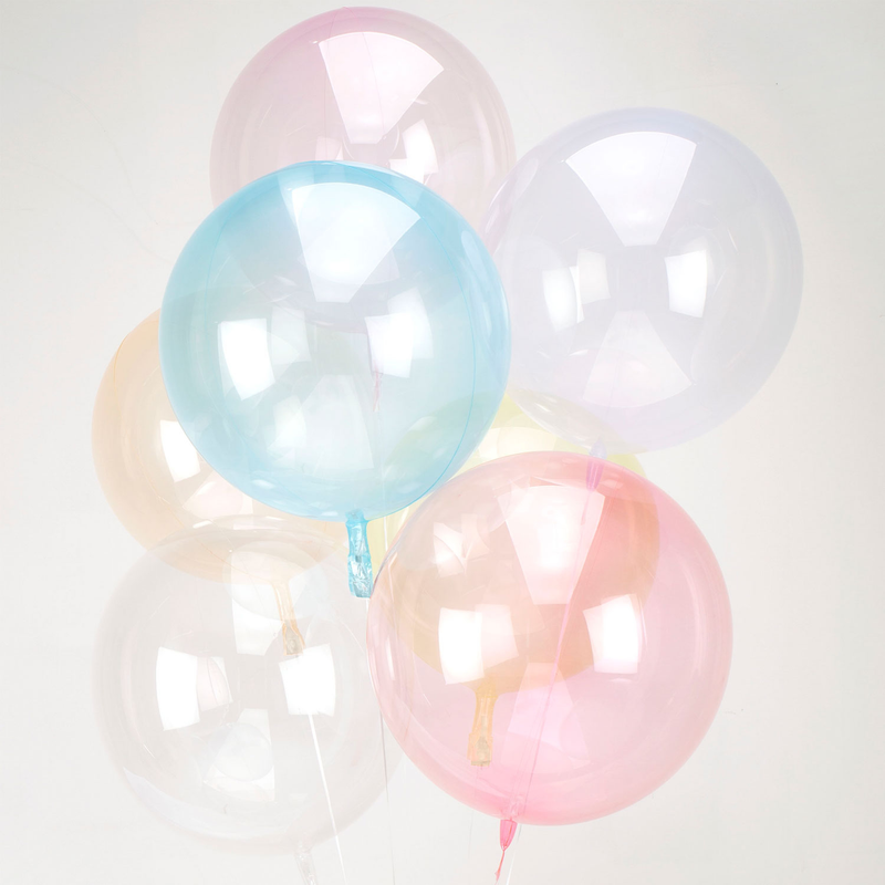 Clearz Crystal Light Pink Foil Balloon S40 bulk